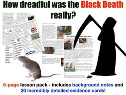 Black Death - 6 page lesson pack