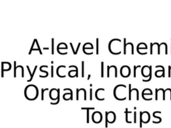 AQA A-level Chemistry Paper 1: Flashcards and Top Tips