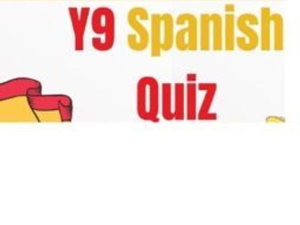 Year 9 End of Year Fun Quiz - Spanish