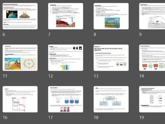 GCSE Chemistry module summary course subject knowledge enhancement SKE