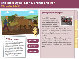 Tribal Life - Interactive Teaching Book - The Iron Age KS2