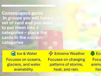 Earth and atmosphere lesson on Combustion and greenhouse gases