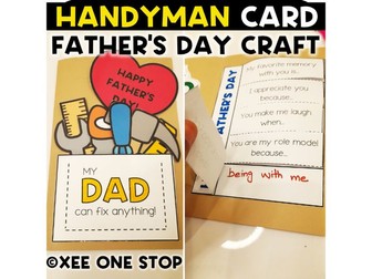 Father's Day Card Craft Handyman