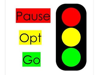 'Pause, Opt, Go' scenarios - think before you act (Zones, ELSA)