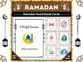 Ramadan Good Deeds Cards : Get Creative while Learning about Ramadan