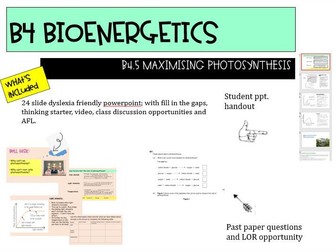 AQA NEW GCSE 9-1 TRILOGY B4.5 Maximising Photosynthesis