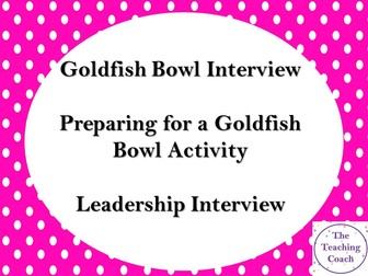 Goldfish Bowl Group Activity | Interview Guidance | Leadership Interview