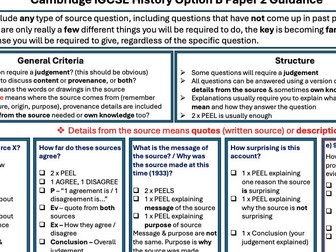 iGCSE History Modern World Paper 2 Exam Question Guidance