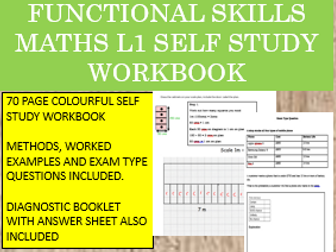 Empower Your Math Skills: Functional Skills Maths L1 Self-Study Workbook