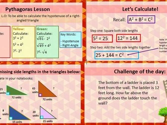 Pythagoras Lesson