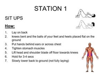 KS3 Simple circuits for fitness