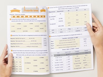 Preterite tense worksheet and answers - Pupil led - Ideal for cover lessons