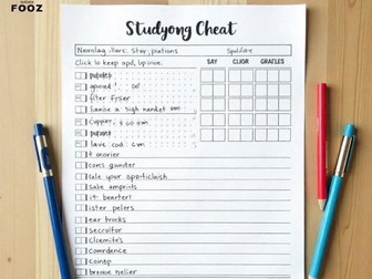 Studying Cheat Sheet