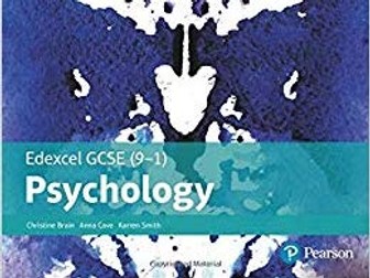 Psychology(9-1) GCSE  Edexecel Paper 2 FULL Revision packs. CRIMINAL/SLEEP/RESEARCH METHODS