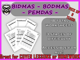 Ultimate Math Rules: BODMAS-BIDMAS-PEMDAS Workbook