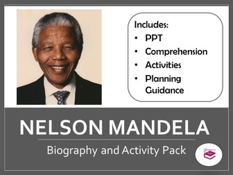 Nelson Mandela KS2 PPT and Activity Pack