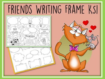 Friends Writing Frame KS1