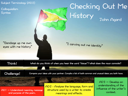 Checking Out Me History / Remains / Tissue - AQA Poetry