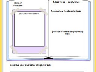 Character analysis worksheet