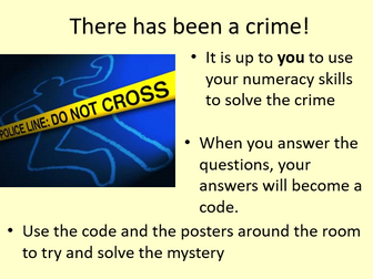 Crime of the Century - Maths