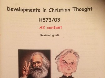 OCR Religious Studies A2 H573/03 - Developments in Christian Thought Revision guide