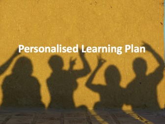 Personalised Learning Plan Template