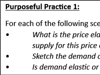 Price Elasticity of Supply (PES)