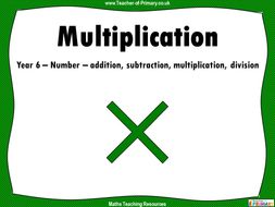 Multiplication - Year 6 | Teaching Resources