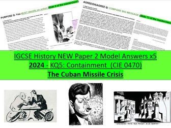 IGCSE History Paper 2 model answers (2024) - KQ5, Cuba focus (CIE 0470)