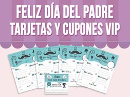 Feliz Día del Padre -Tarjetas y Cupones VIP