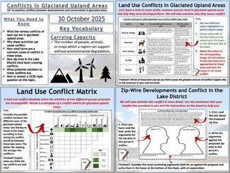 Glaciation: Conflicts in Glaciated Upland Areas