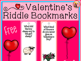 Valentine's Day Bookmarks - Free