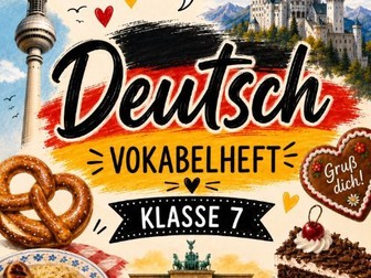 Year 7 GERMAN - Complete STIMMT 1 Vocabulary Book