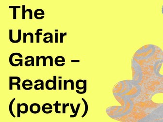 The unfair game - poetry