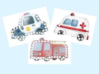 People Who Help Us - Threading Cards