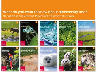 What do you want to know about biodiversity loss?