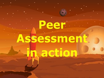 Peer Assessment in action
