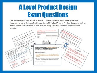 A Level Product Design Exam Prep Questions