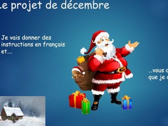 French Christmas lesson