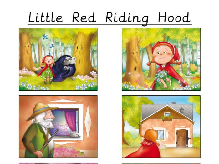 little red riding hood sequence of events