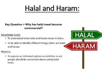 Halal and Haram Lesson
