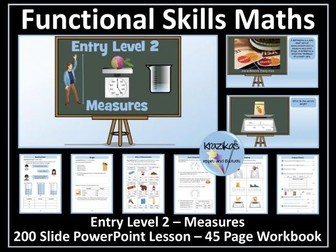 Functional Skills Maths - Entry Level 2 - Measures