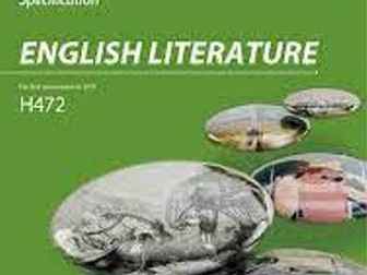 OCR English Literature  A-Level exam preparation pack