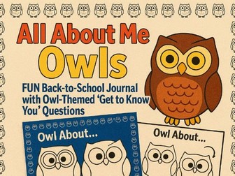 All About Me Owls: Whooo Are You?