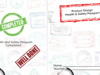 Design Technology Health and Safety Passport