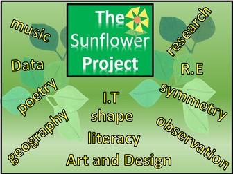 A cross curricular creative approach to discovering the life cycle of a sunflower