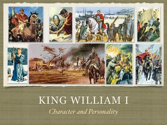 GCSE History Character and Personality of William I Conqueror