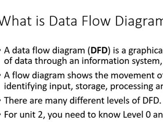 DFD (Data Flow Diagram (with PHYourFlowers) Cambridge Technicals L3 IT for Unit 2 Global Information