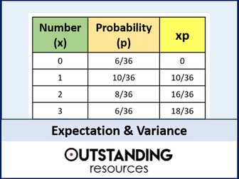 Expectation and Variance of Discrete Random Variables