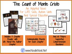 The Count of Monte Cristo- An Adapted Novel for LIFE Skills & Autism